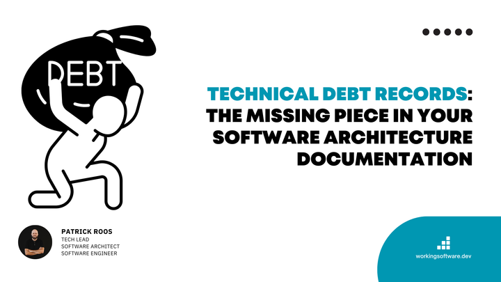 Technical Debt Records: The Missing Piece in your Software Architecture Documentation